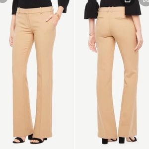 Ann Taylor camel boot cut pants